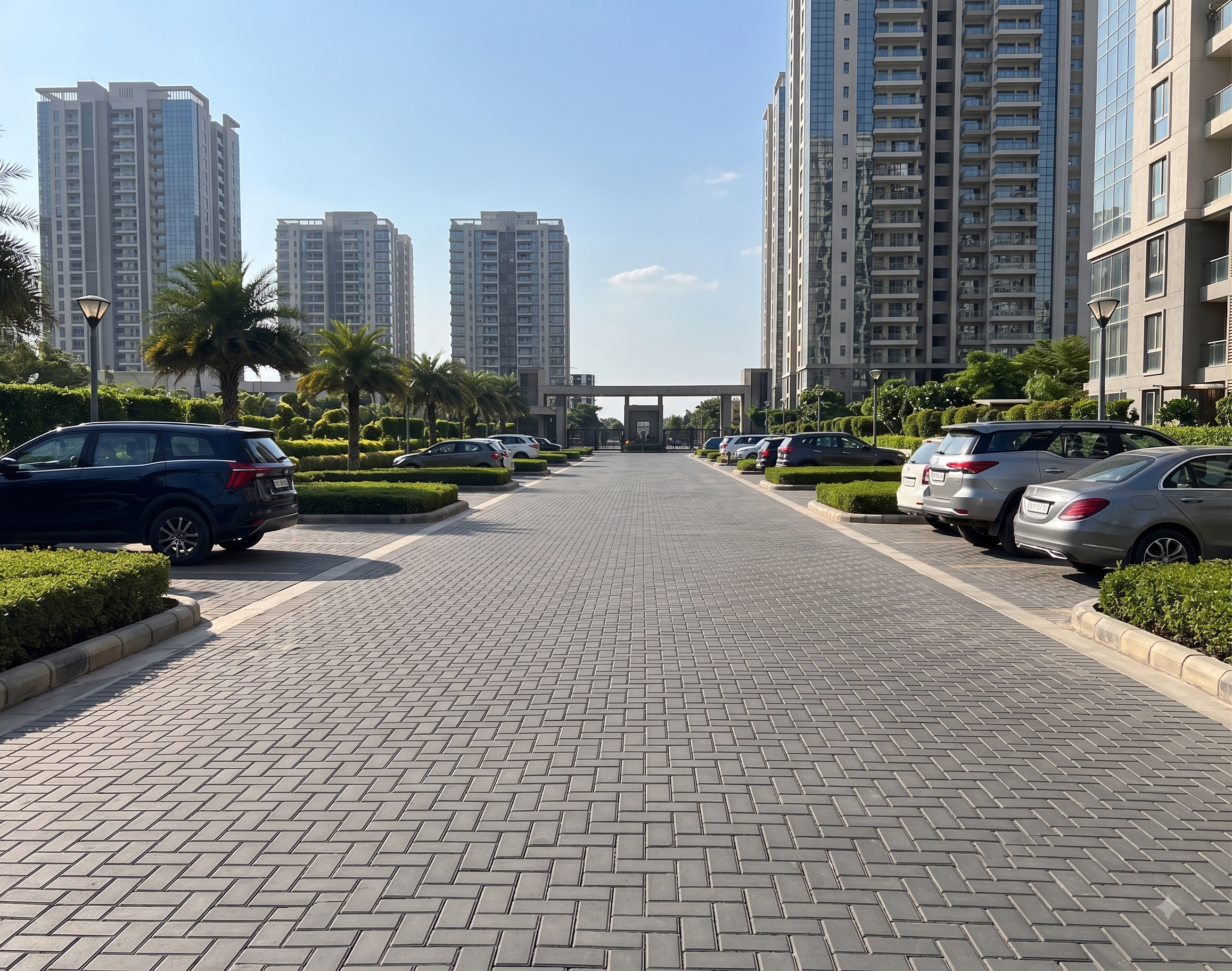 Apartment Complex Driveway